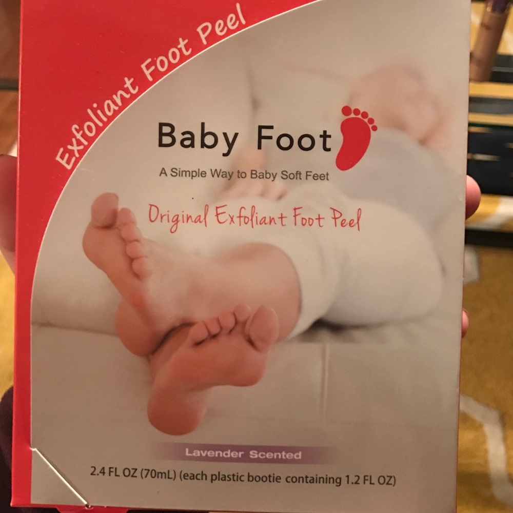Baby foot-exfoliant foot peel