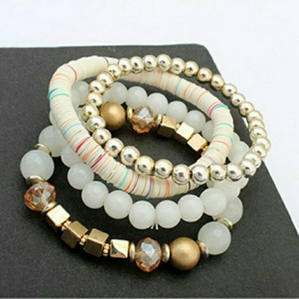 Gorgeous Multilayer Bangle Bracelets 4pc