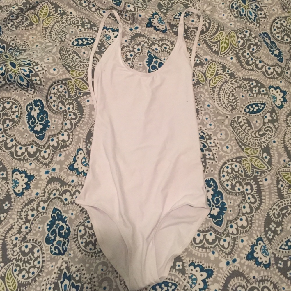 White One Piece Swimsuit