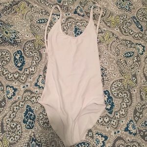 White One Piece Swimsuit
