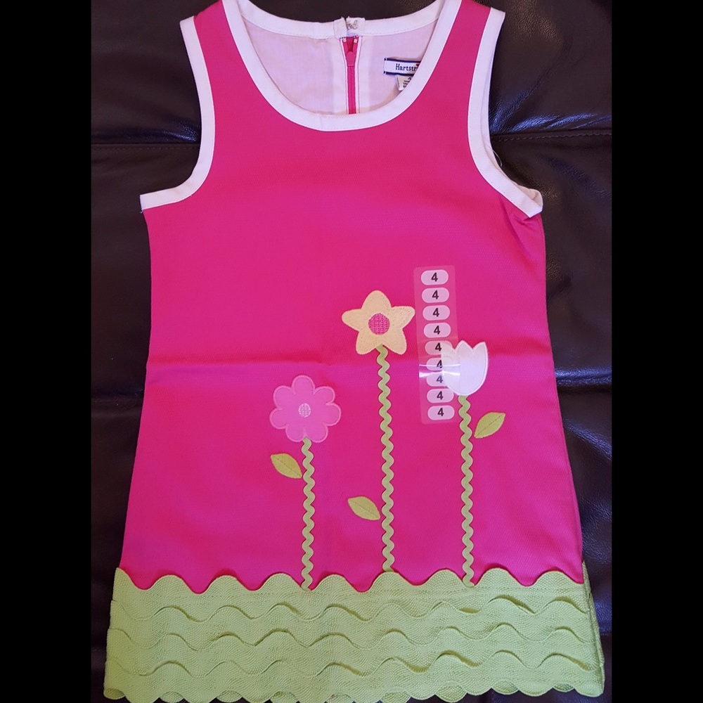 NWT Hartstrings Embroidered Floral Dress size 4