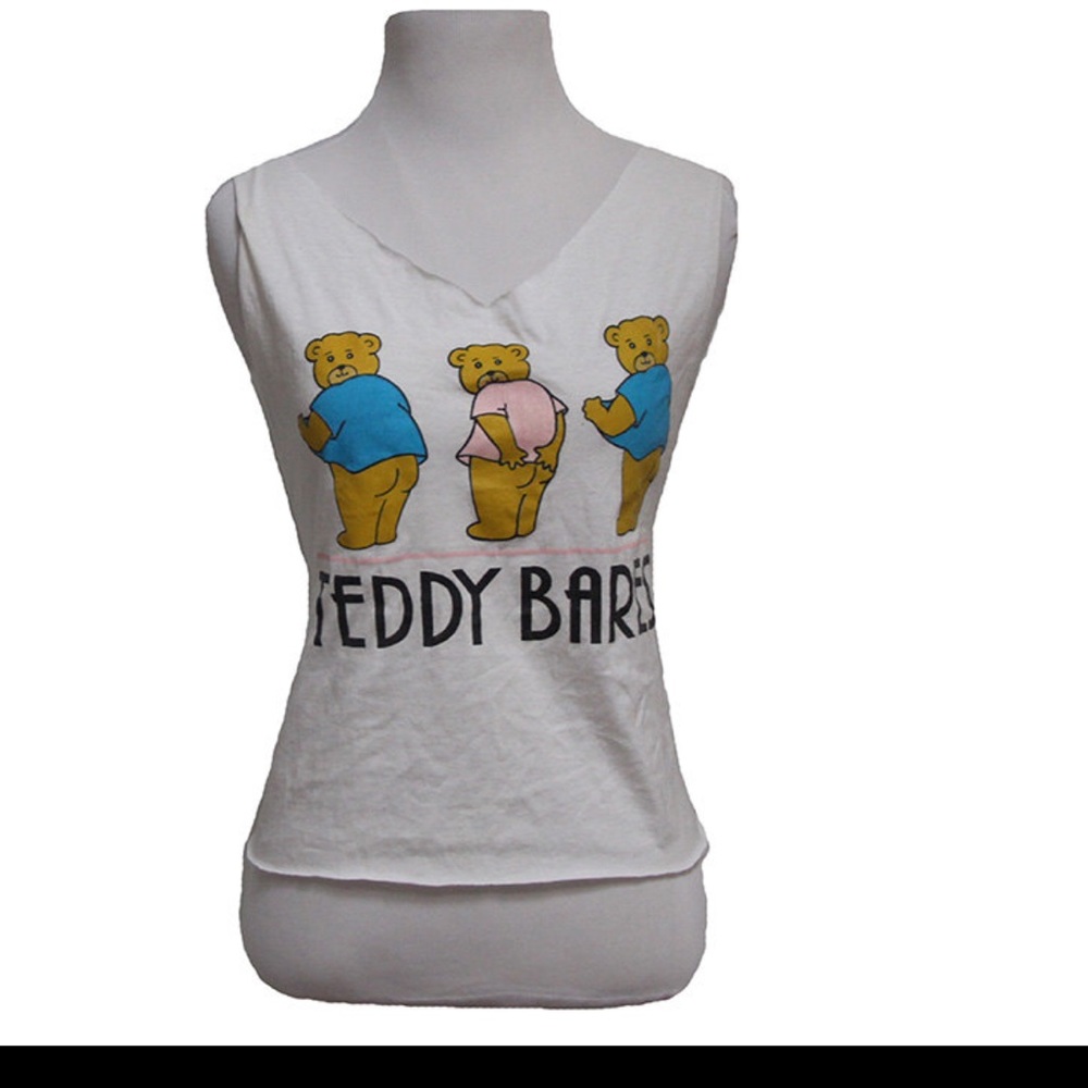 🐻Vintage TEDDY BARES Cropped Tank!🐻