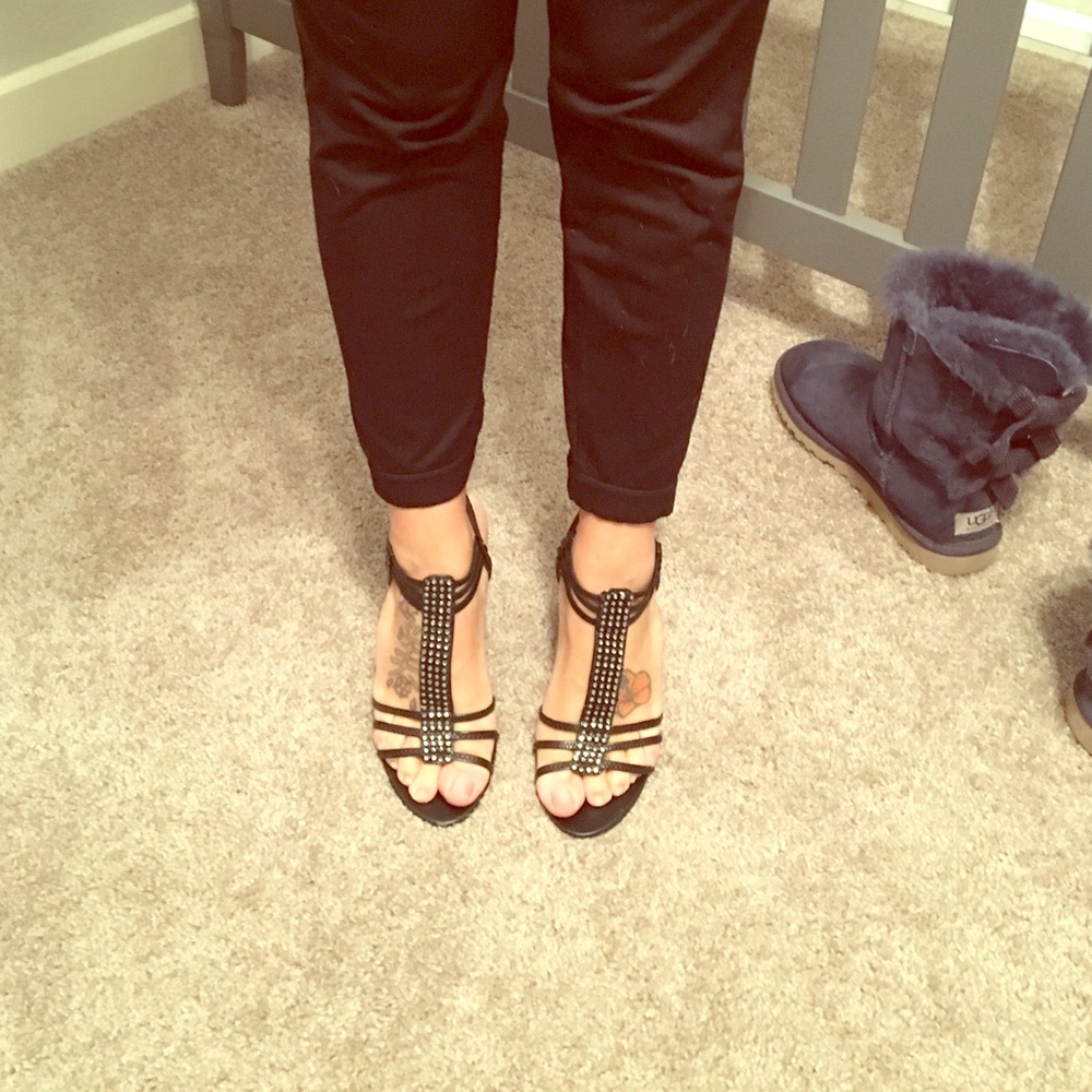 Black dressy heels