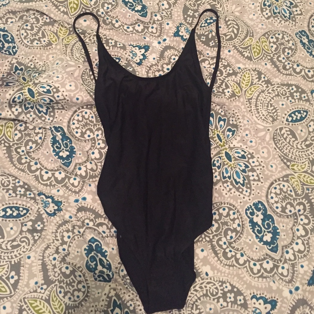 Black One Piece Swimsuit