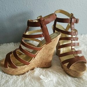 Mossimo Supply strappy wedge