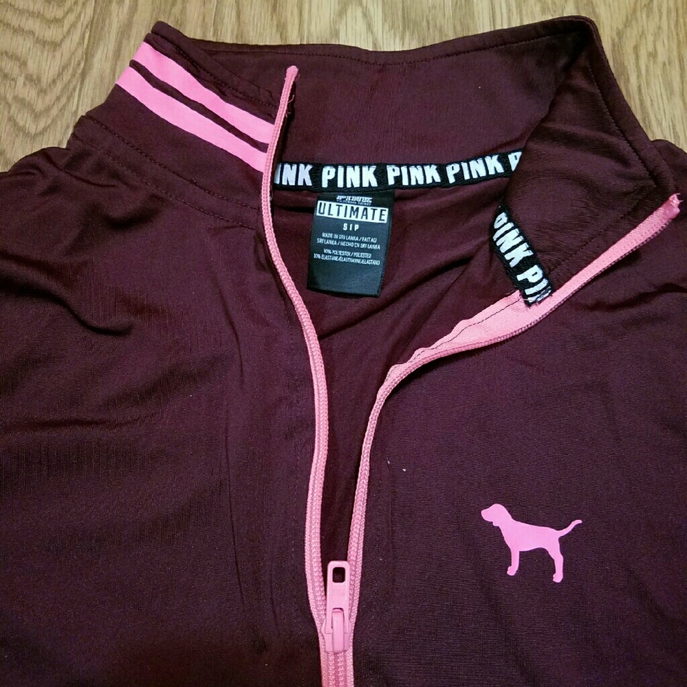 SOLD - VS PINK Half Zip