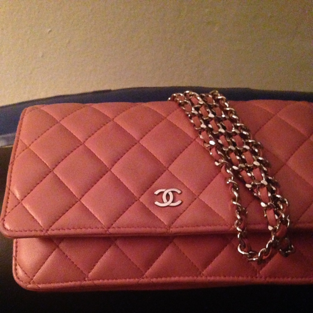 Rare Chanel lamb WOC flap quilted classic mini