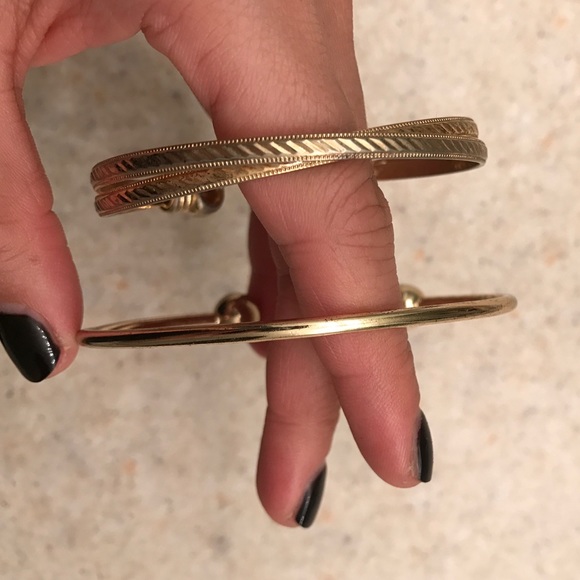 2 in bundle! Anarchy Street Bangle Bracelet 💛✨ - Picture 3 of 4