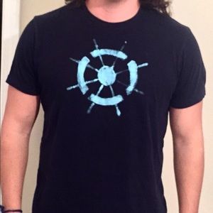 J. Crew Captain's Wheel Graphic Tee