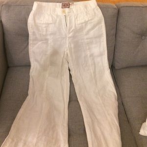 Juicy Couture white linen pants