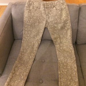 Free People floral pattern jeans size 26