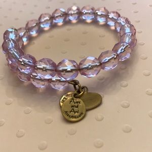 Alex and Ani Pink Vintage 66 Bracelet