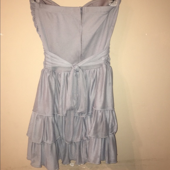 Silver Ruffled Dress - Picture 4 of 4