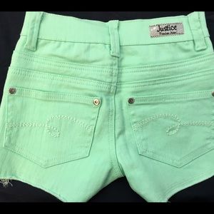 NWOT Justice girls shorts