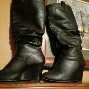 Black boots