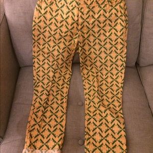 Anthropologie grasshopper pants size 0
