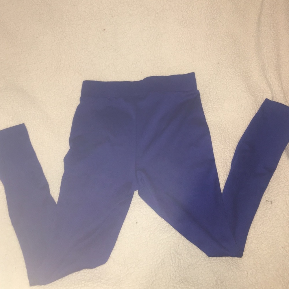FOREVER 21 Thick Knit Blue Leggins