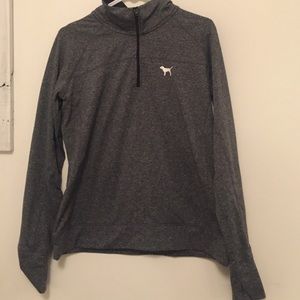 "Pink" 3 quarter zip up jacket