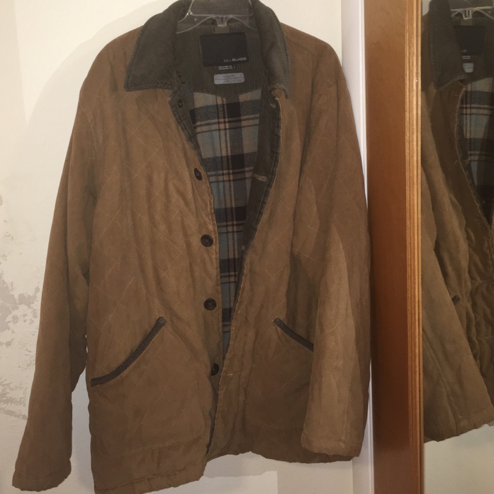 Brown thick men's coat