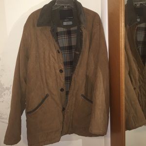 Brown thick men's coat