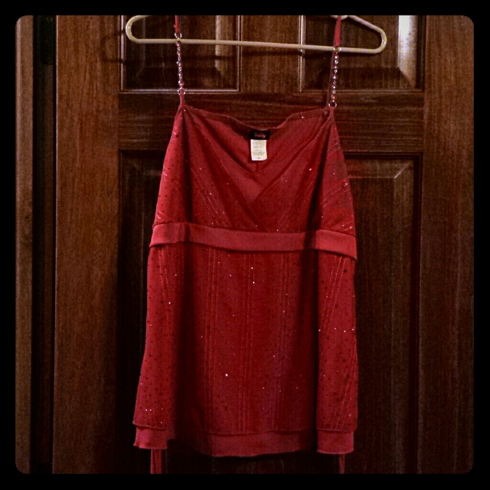 Vanity Dressy Red Babydoll