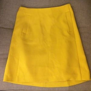 Banana Republic yellow skirt size 00P