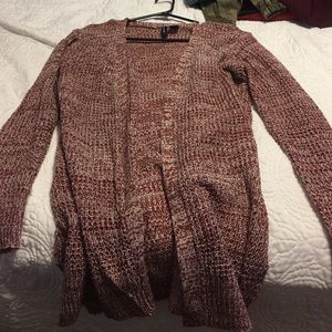 Burgundy and cream Sweater