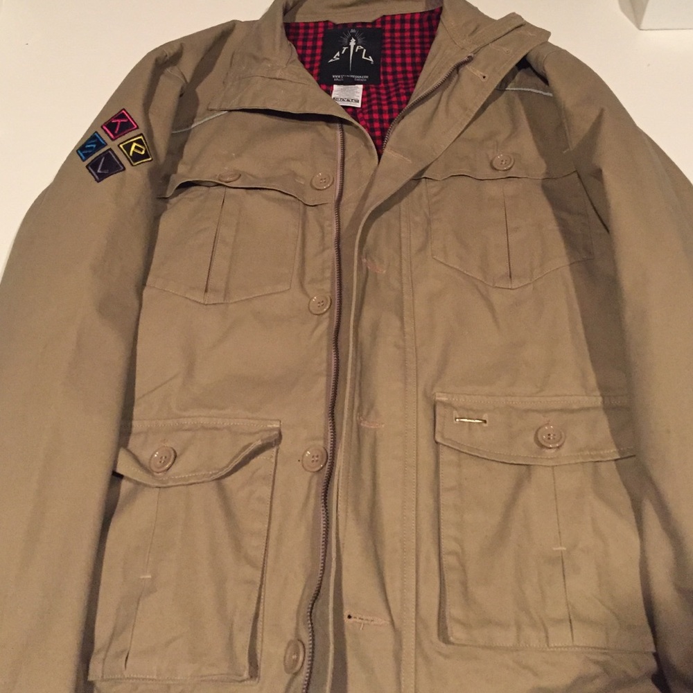 Khaki Stapledesign jacket