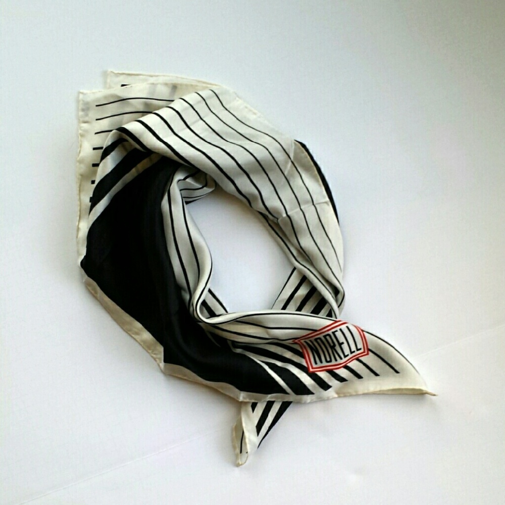 Vintage 70s Norell Silk Scarf