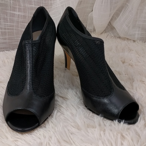 LK Bennett Shoes - LK Bennett Lara Mesh Peep Toe Bootie