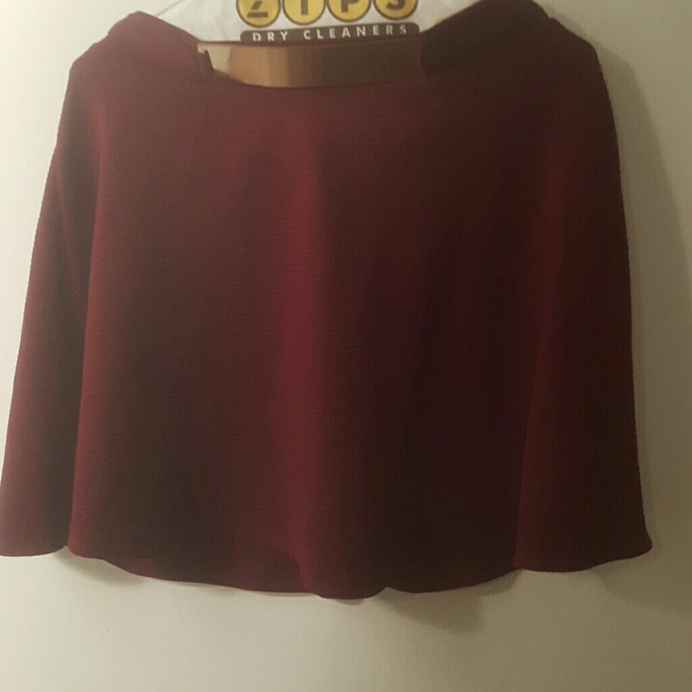 Maroon skirt