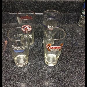 Boston Themed Pint Glasses