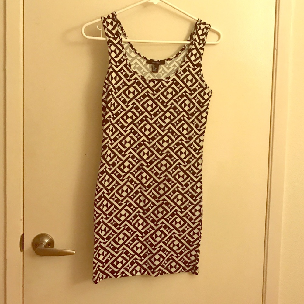 Brand new black and white dress