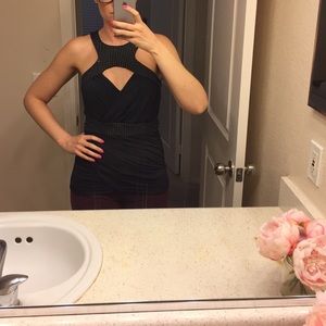 Black Bebe Dress Top