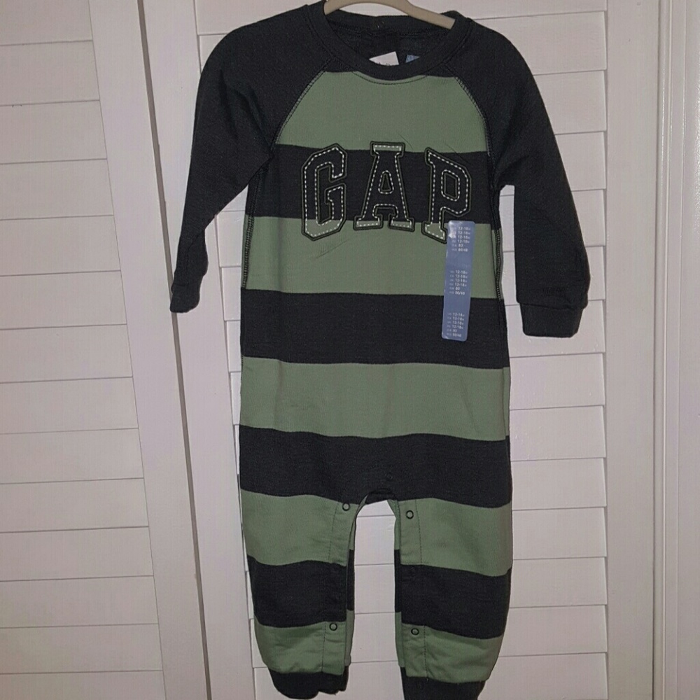 Baby Gap Long Sleeve One Piece Logo