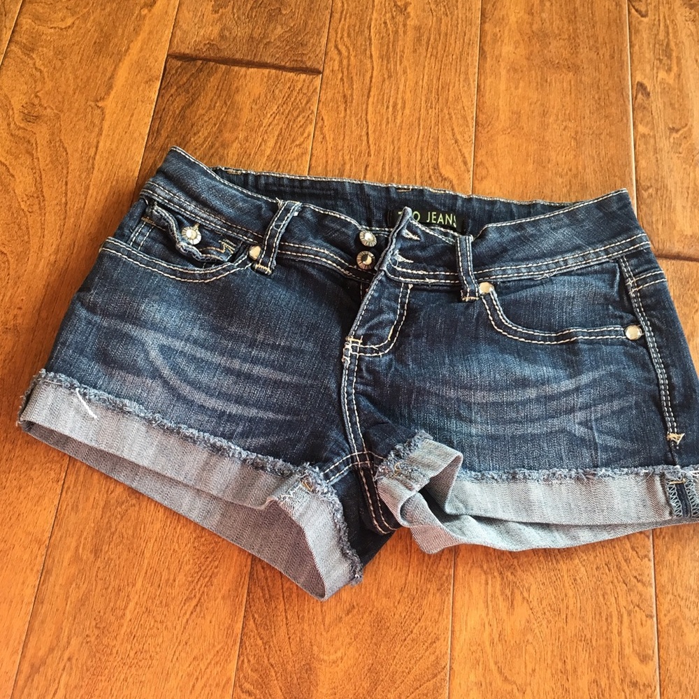 Denim shorts