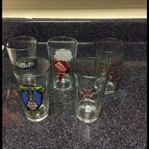 Set of 5 Pint Glasses