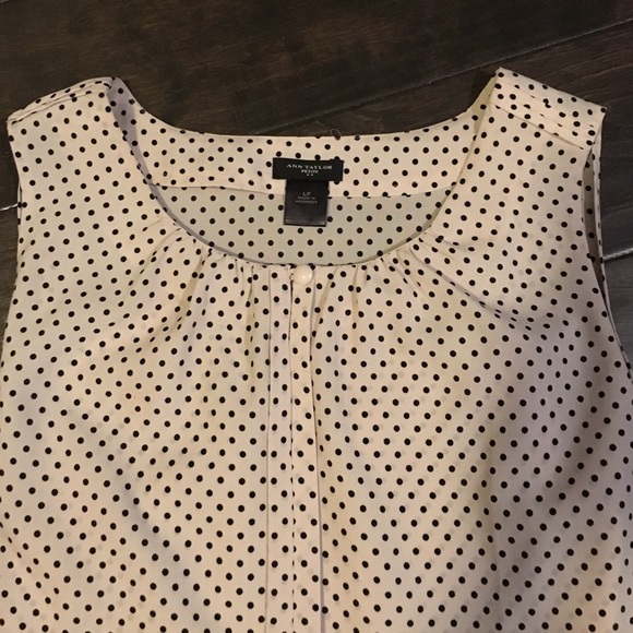 Ann Taylor Polka Dot Blouse - Picture 2 of 2