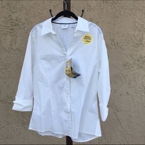 Riders by Lee White Button Down Shirt