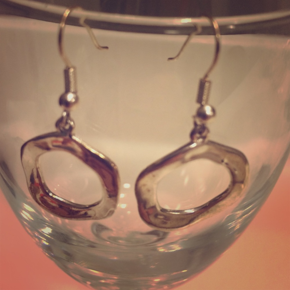 Abstract circle earrings