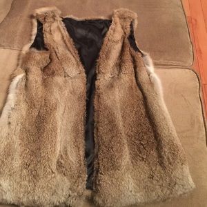 Authentic rabbit fur BCBG MAXAZRIA
