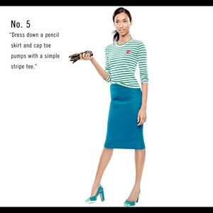 J. Crew Wool No. 2 Pencil skirt