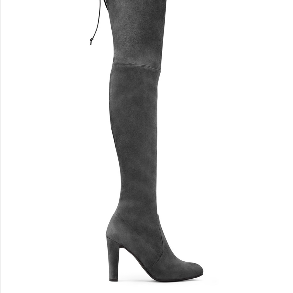 Stuart Weitzman Thigh High Boots in Gray