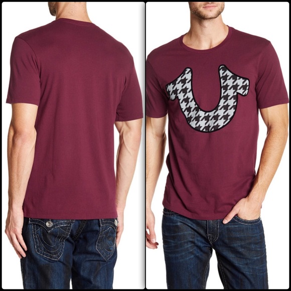 True Religion Houndstooth Logo Graphic Tee - Picture 2 of 5