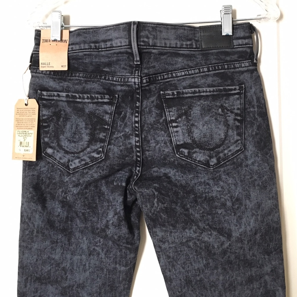 True Religion Jeans Halle Super Skinny Size W27 - Picture 2 of 4