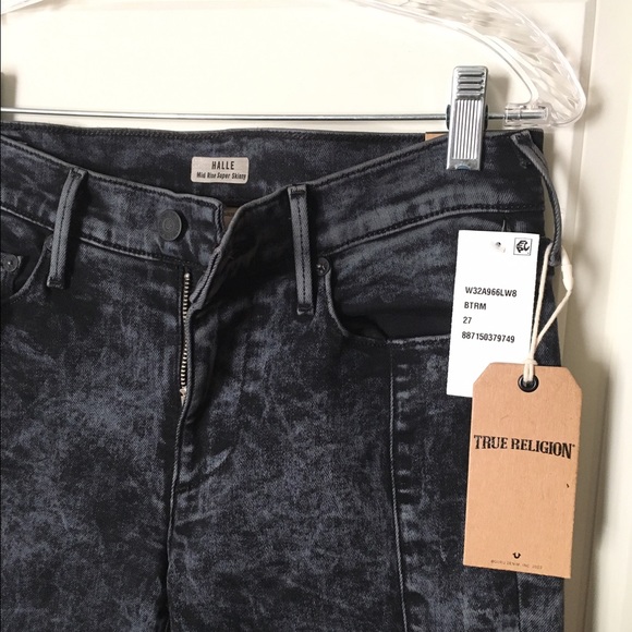 True Religion Jeans Halle Super Skinny Size W27 - Picture 3 of 4