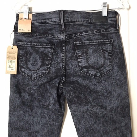 True Religion Jeans Halle Super Skinny Size W27 - Picture 2 of 4