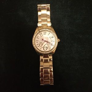 Betsey Johnson Gold Watch