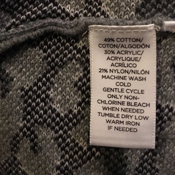 LOFT Gray Leopard Sweater - Picture 4 of 4