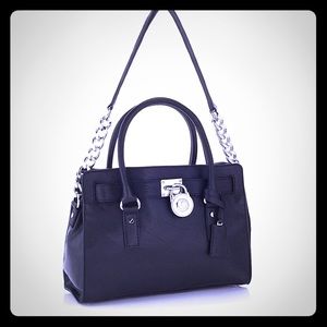 Michael Kors Hamilton Black Handbag